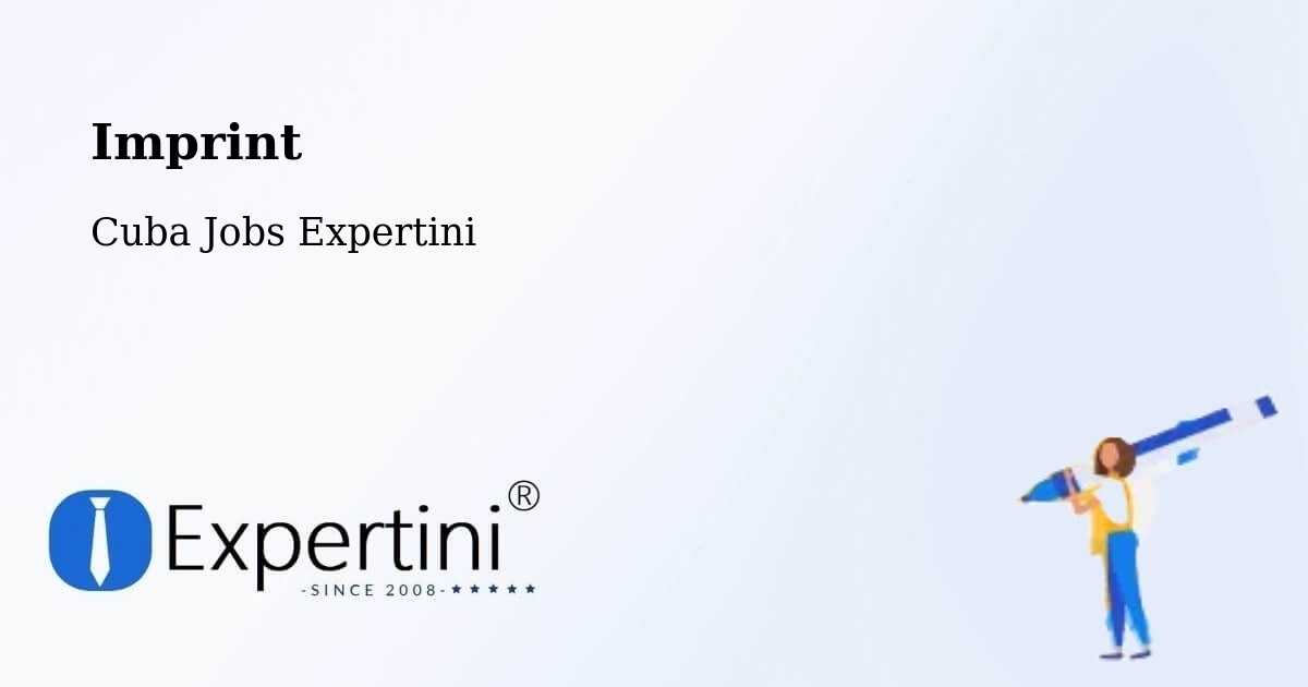 Imprint – Calimete - Cuba Jobs Expertini